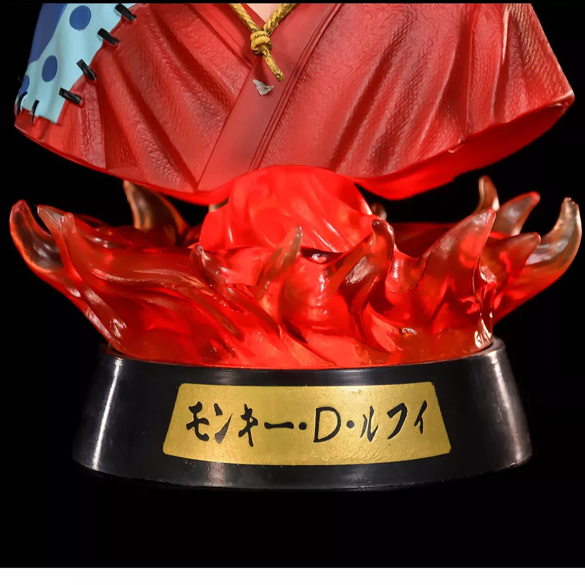 One Piece Monkey D. Luffy Lámpara Led RGB Busto Estatua PVC 17cm
