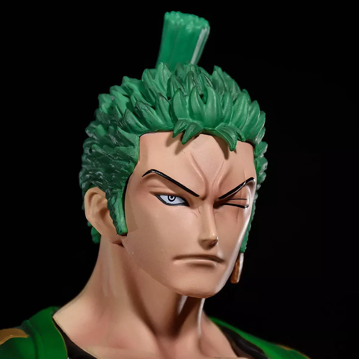 One Piece Roronoa Zoro Lámpara Led RGB Busto Estatua PVC 17cm