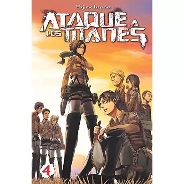 Ataque a los Titanes Manga Tomo 4