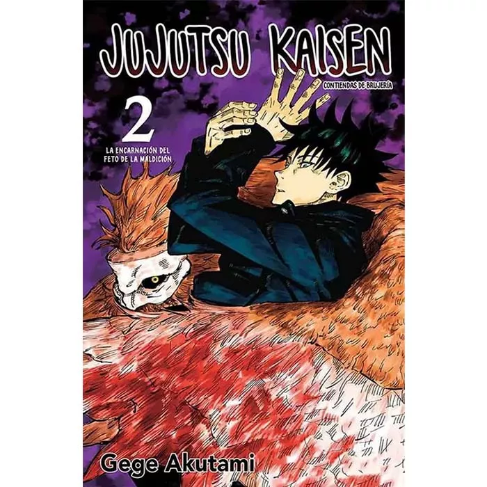 Jujutsu kaisen Manga Tomo 2