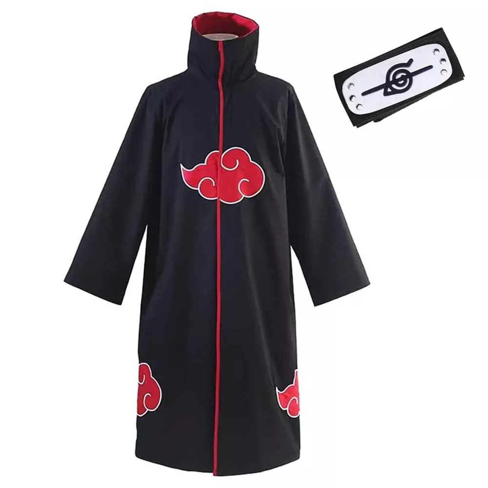 Naruto Capa Akatsuki + Bandana