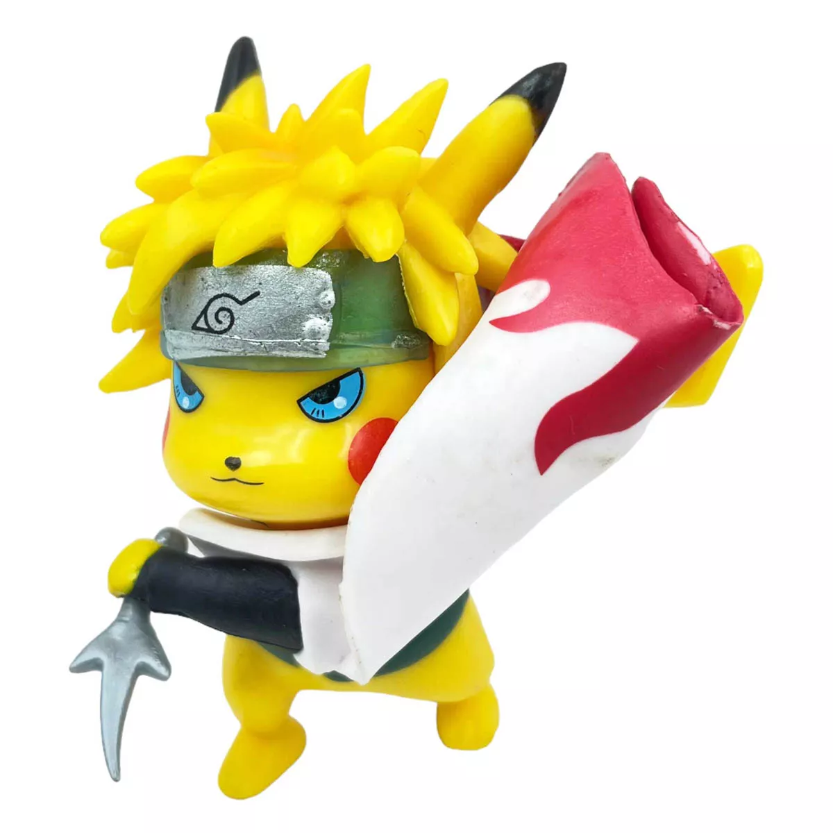 Pokemon Pi-Kachu x Naruto Figuras Set 5 Pz Precio x Unidad 10cm