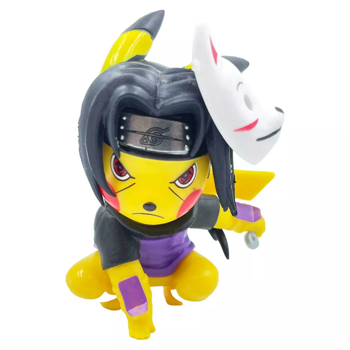 Pokemon Pi-Kachu x Naruto Figuras Set 5 Pz Precio x Unidad 10cm