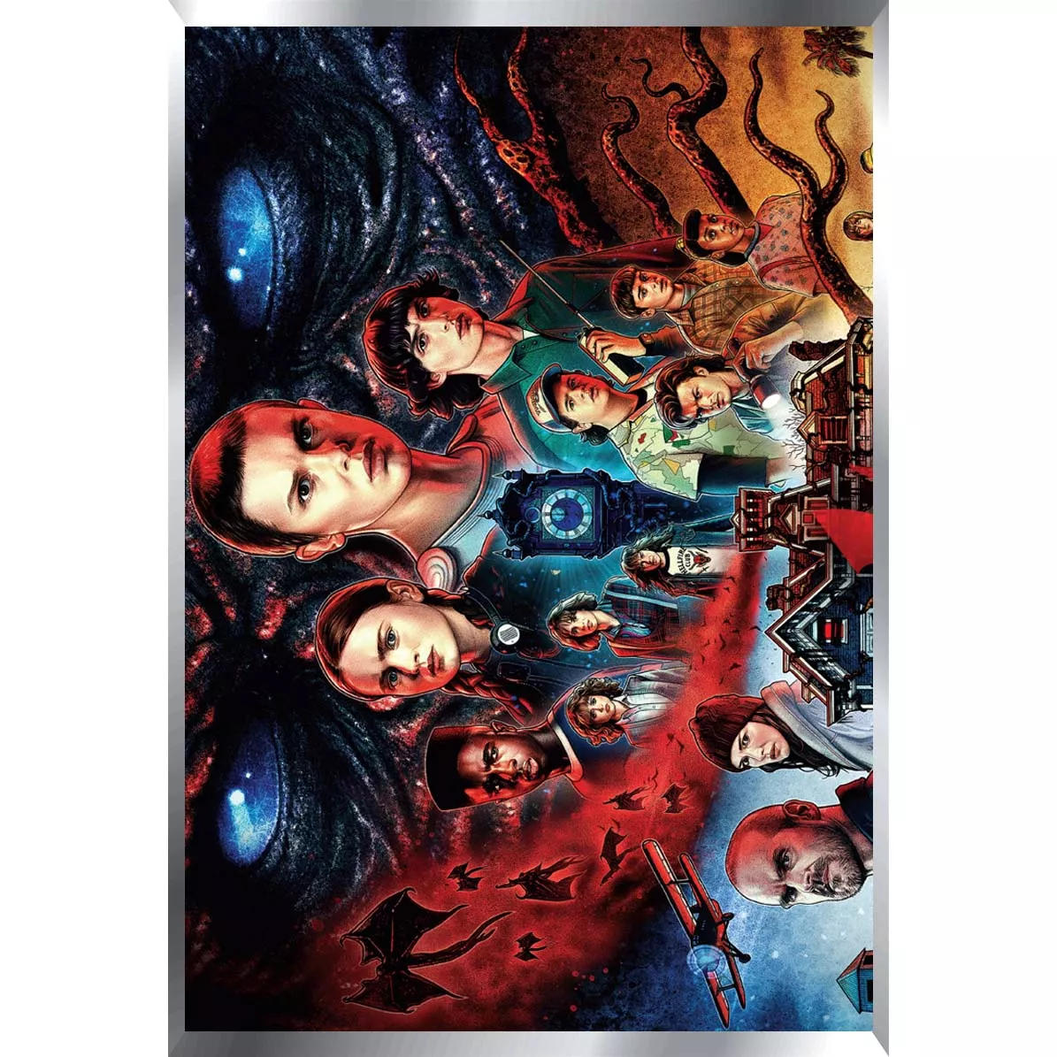 Stranger Things Posters Metalizados 48 x 33cm