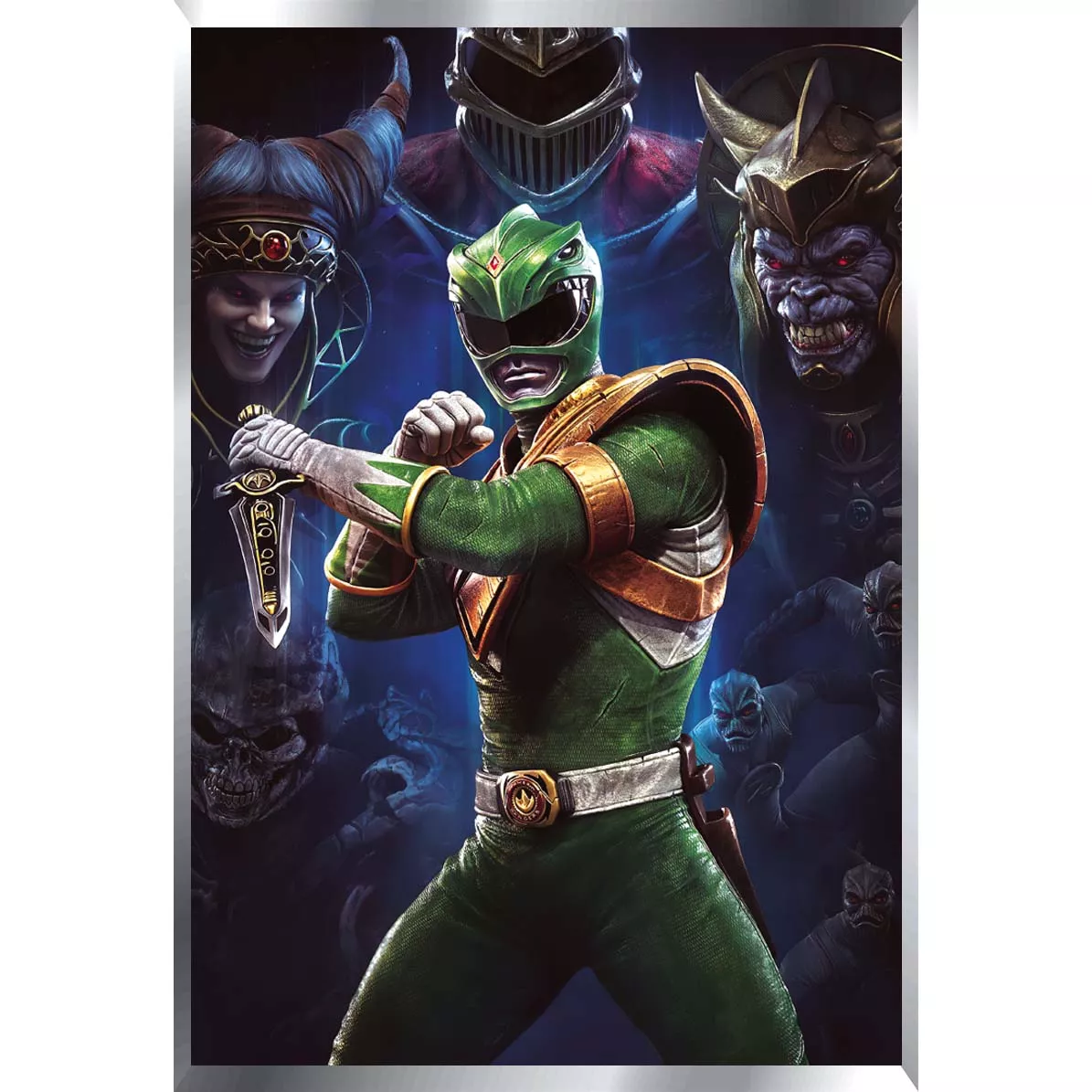 Power Rangers Posters Metalizados 48 x 33cm