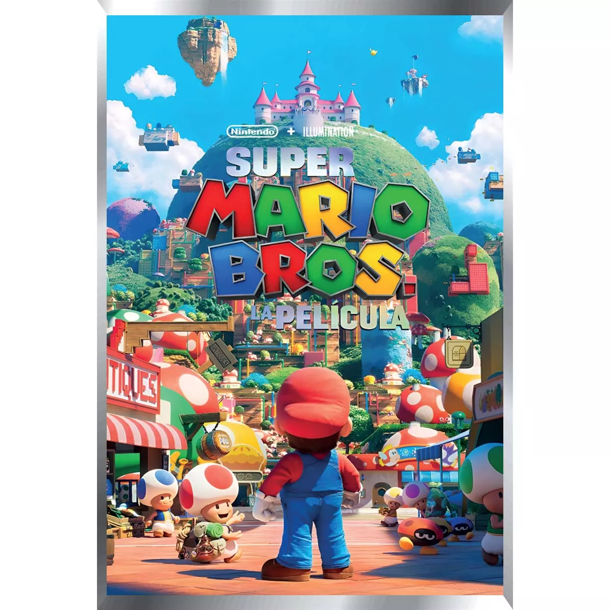 Mario Bross M2 Posters Metalizados 48 x 33cm