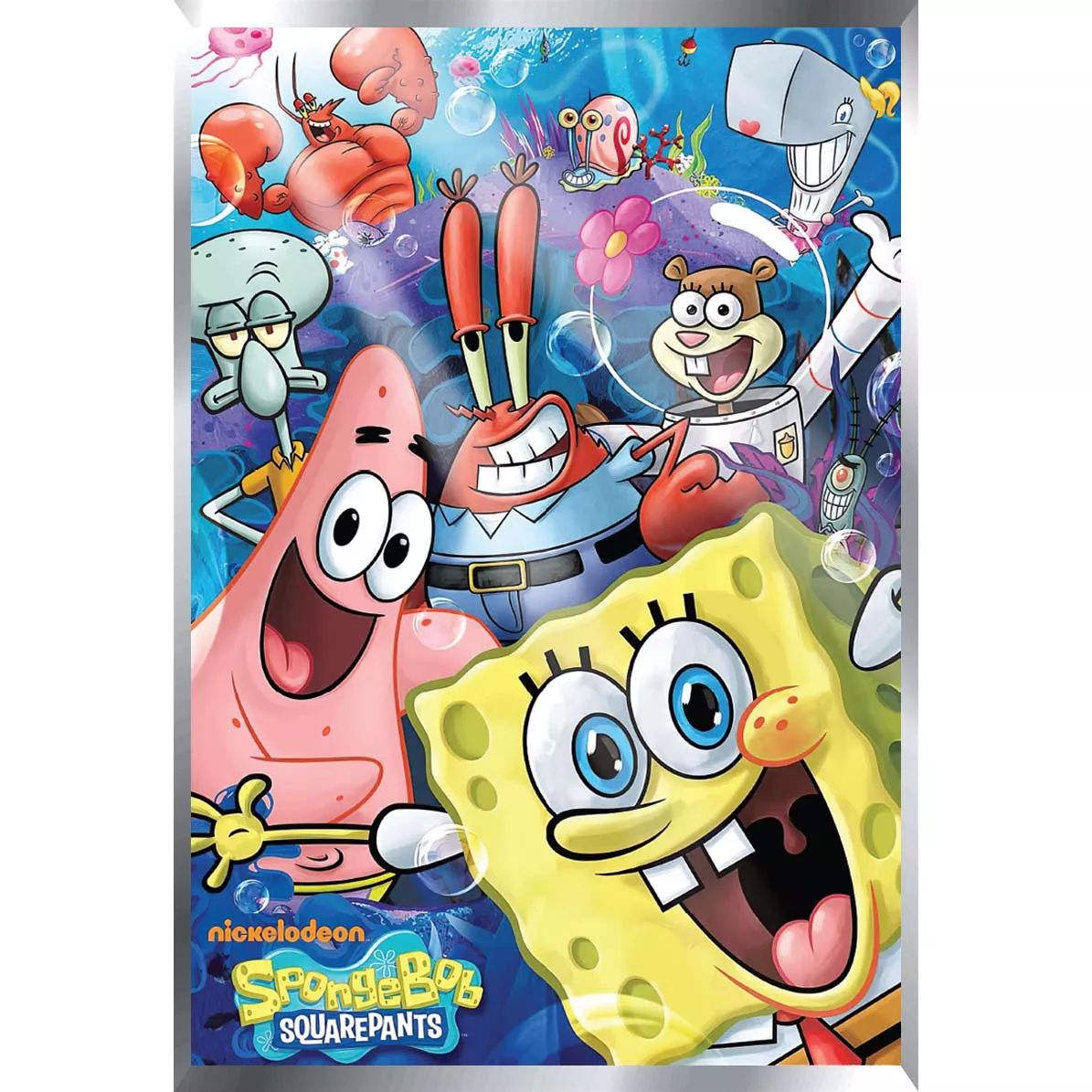 Bob Esponja Posters Metalizados 48 x 33cm