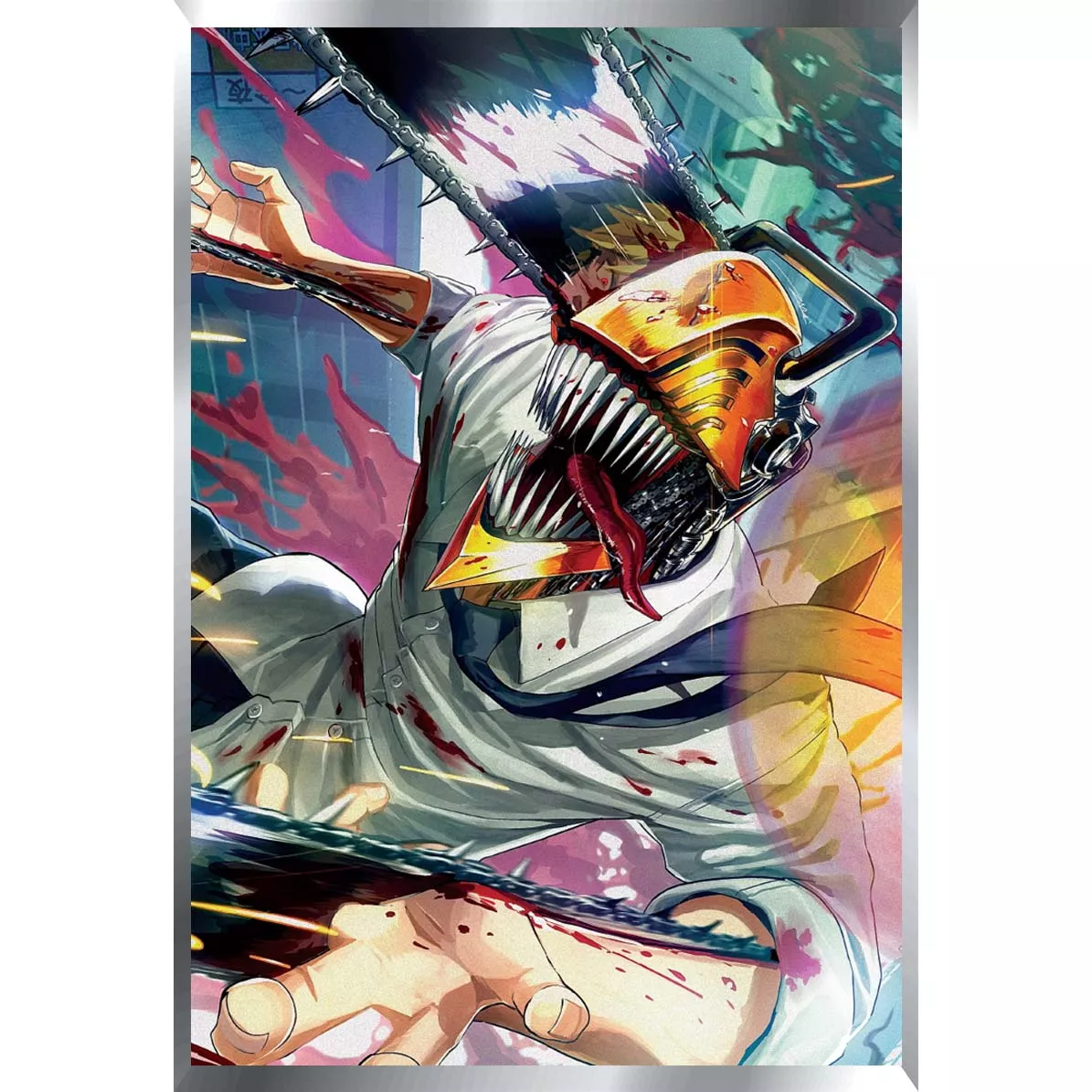 Chainsaw Man Posters Metalizados 48 x 33cm M2