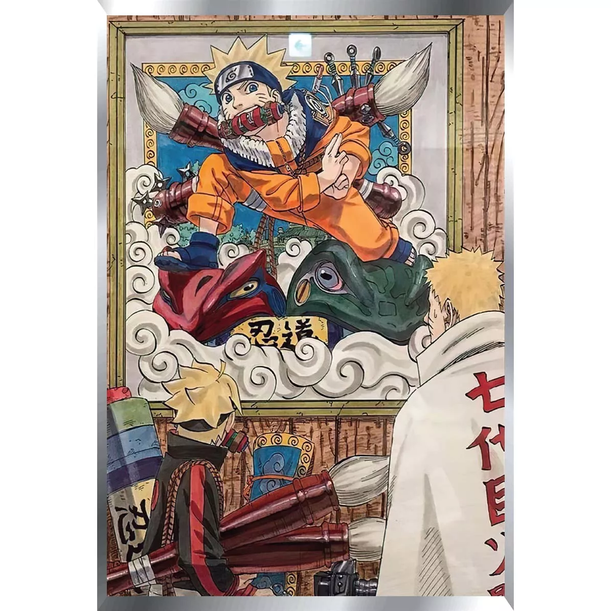 Naruto M2 Posters Metalizados 48 x 33cm