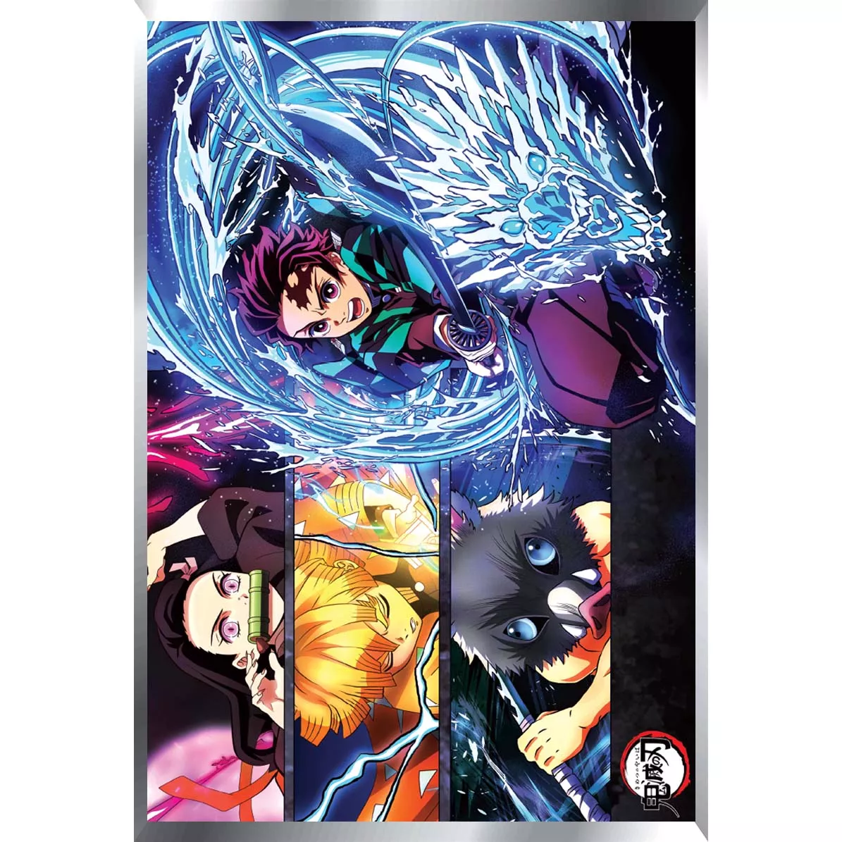 Demon Slayer Posters Metalizados 48 x 33cm M1