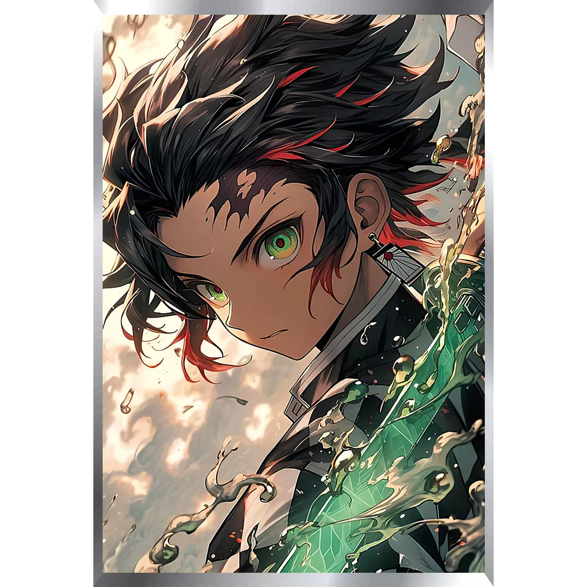 Demon Slayer Posters Metalizados 48 x 33cm M1