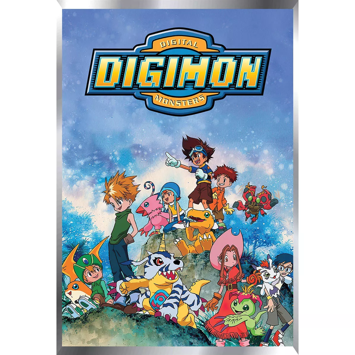 Digimon Posters Metalizados 48 x 33cm