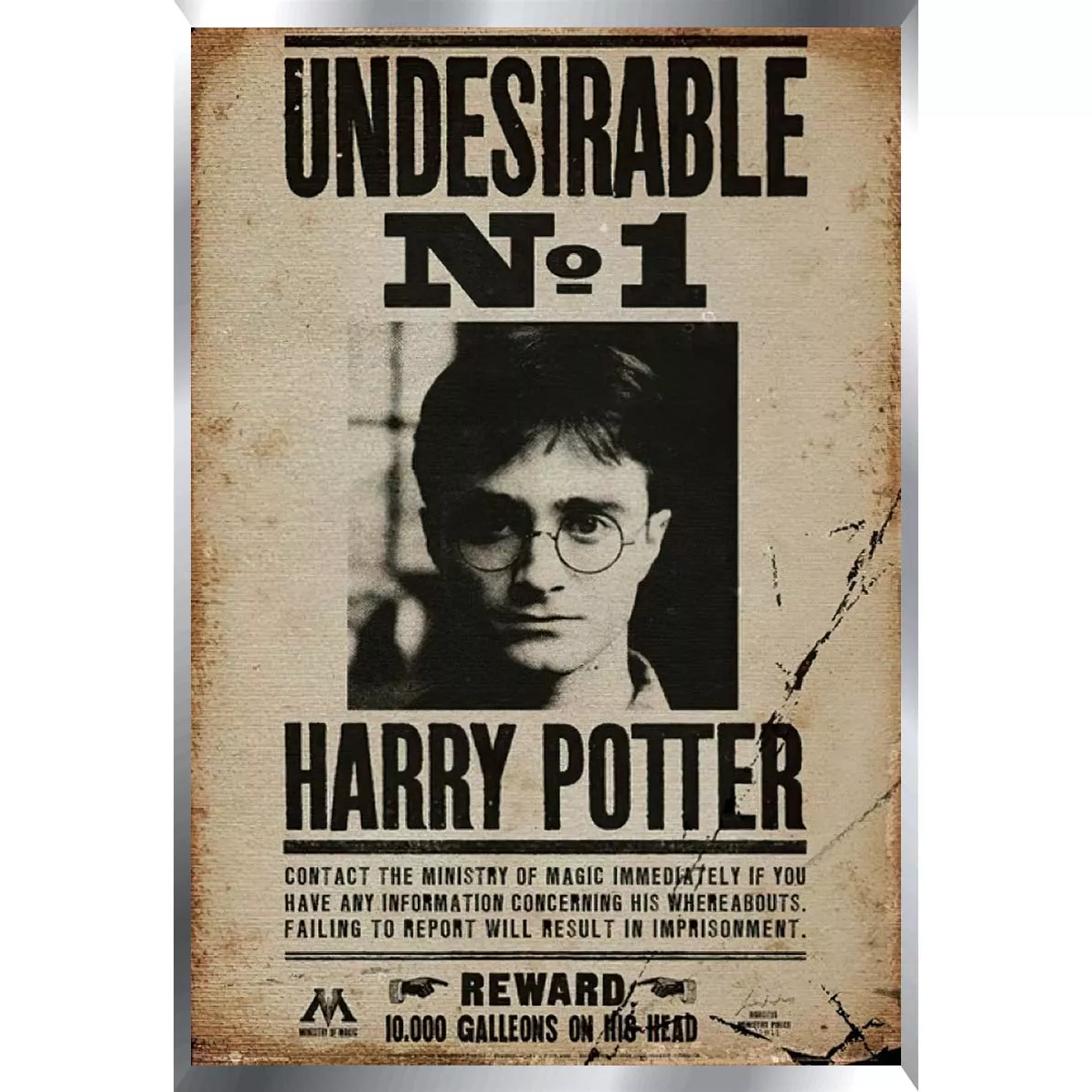 Harry Potter Posters Metalizados 48 x 33cm M1