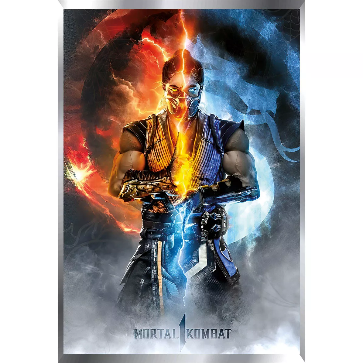 Mortal Kombat Posters Metalizados 48 x 33cm