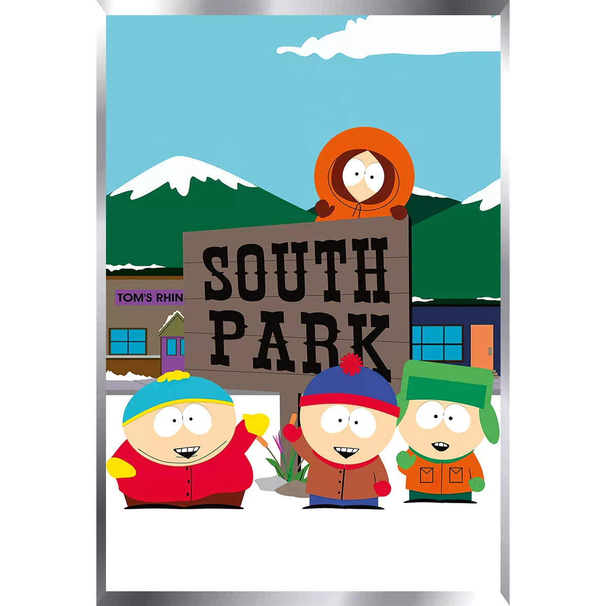 South Park Posters Metalizados 48 x 33cm