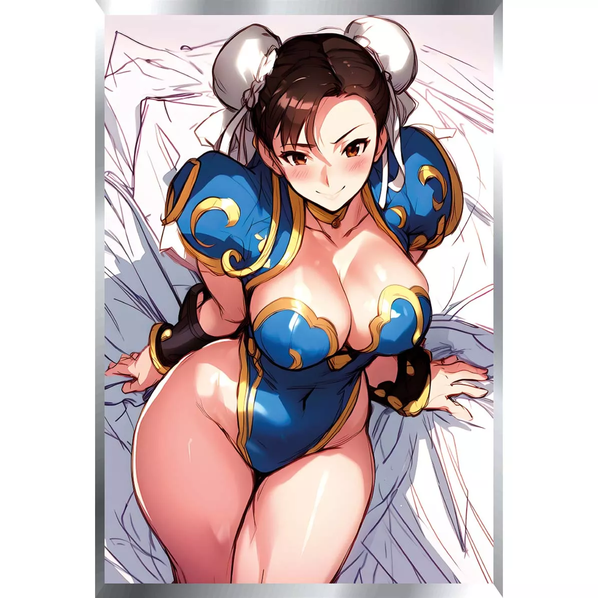 Street Fighter Posters Metalizados 48 x 33cm