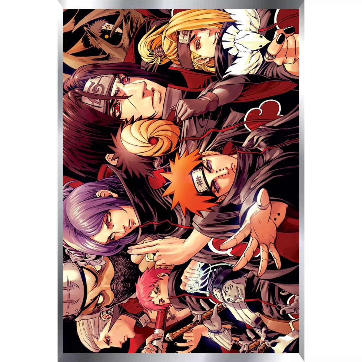 Naruto M1 Posters Metalizados 48 x 33cm