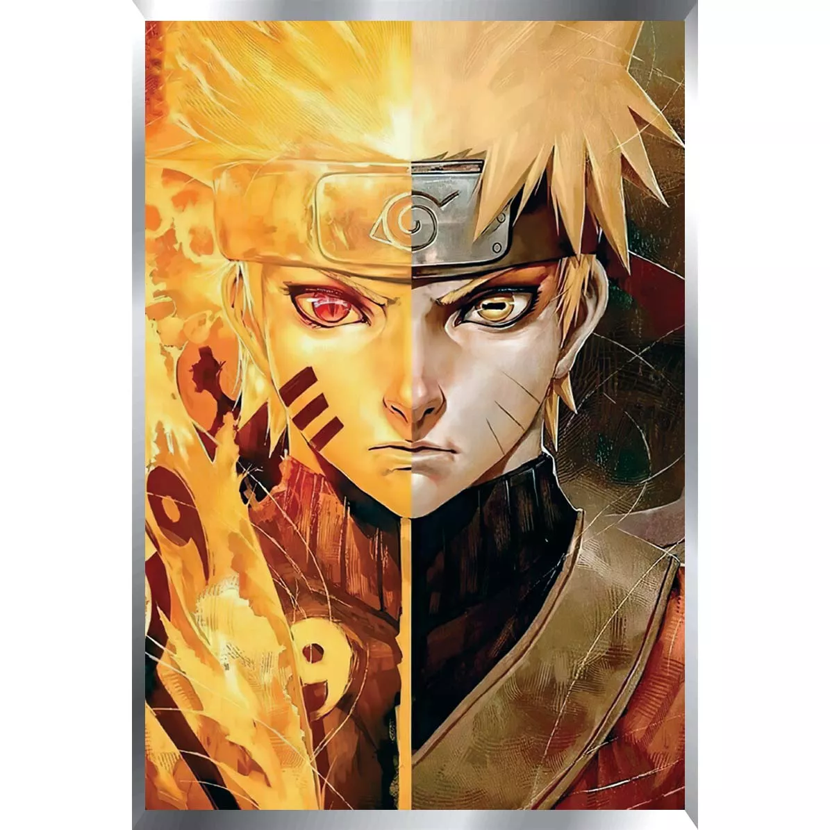 Naruto M1 Posters Metalizados 48 x 33cm