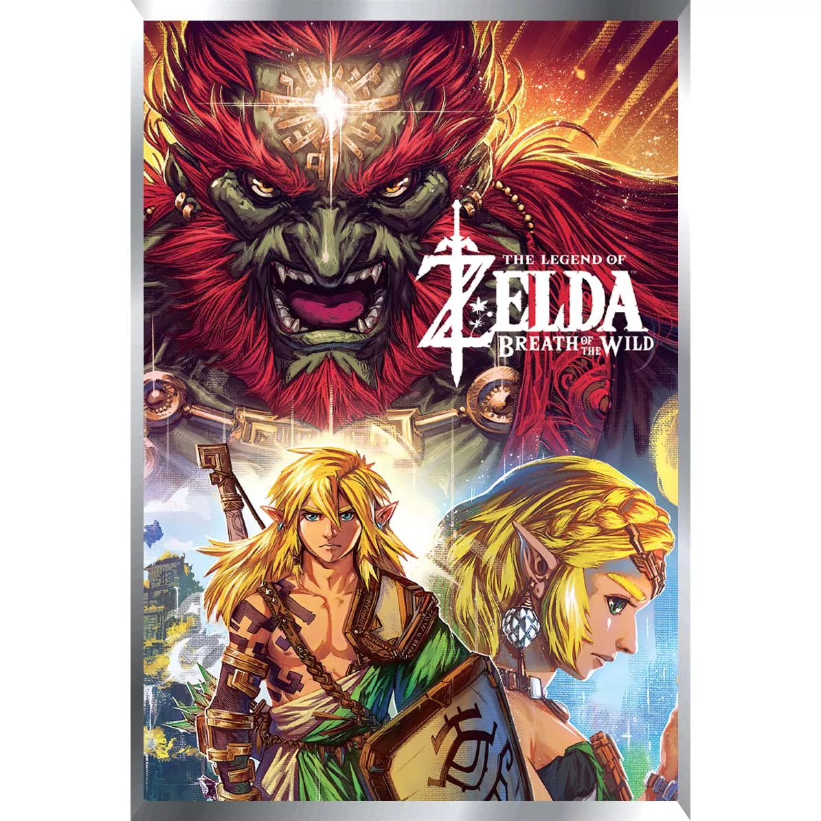 Zelda Posters Metalizados 48 x 33cm
