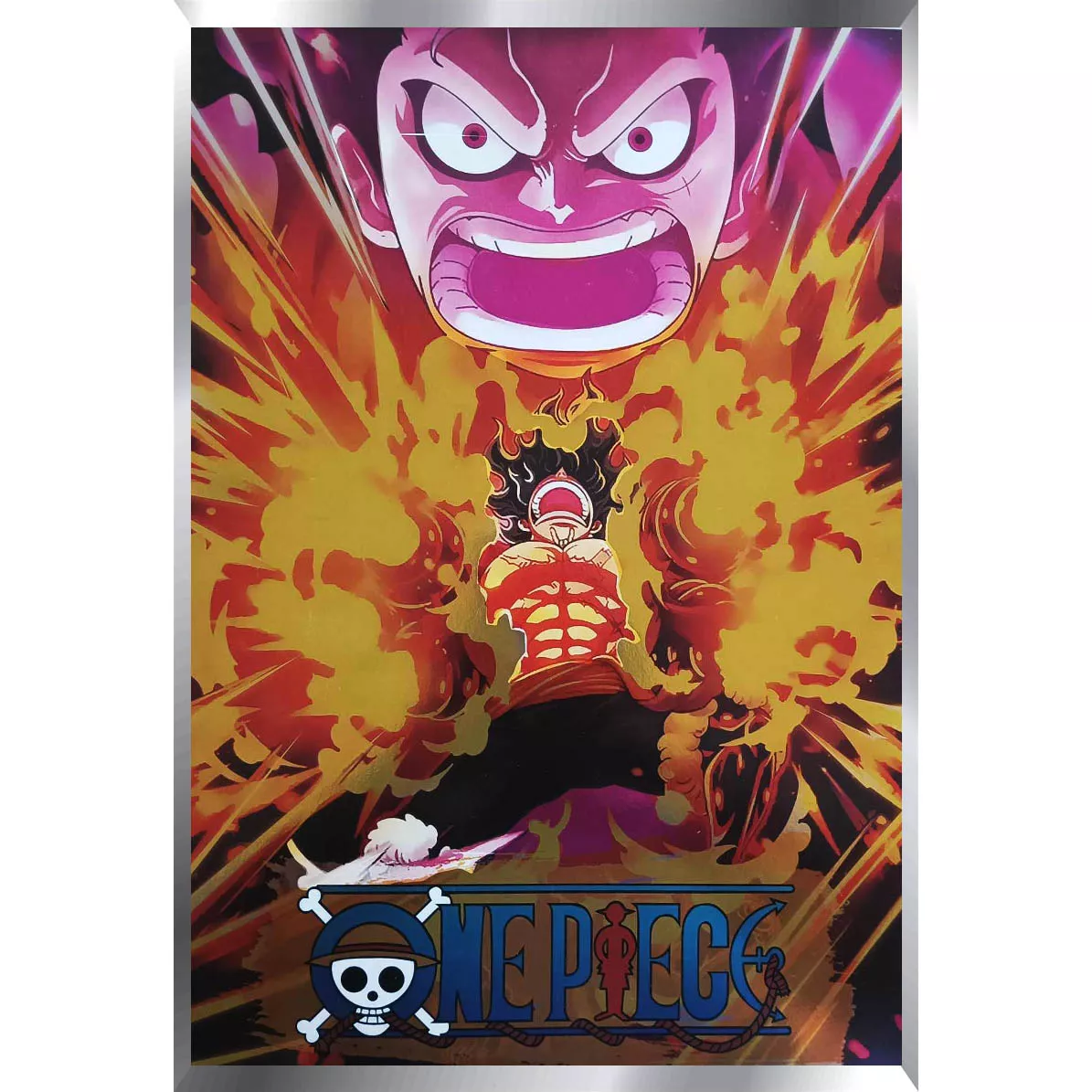 One Piece M4 Posters Metalizados 48 x 33cm