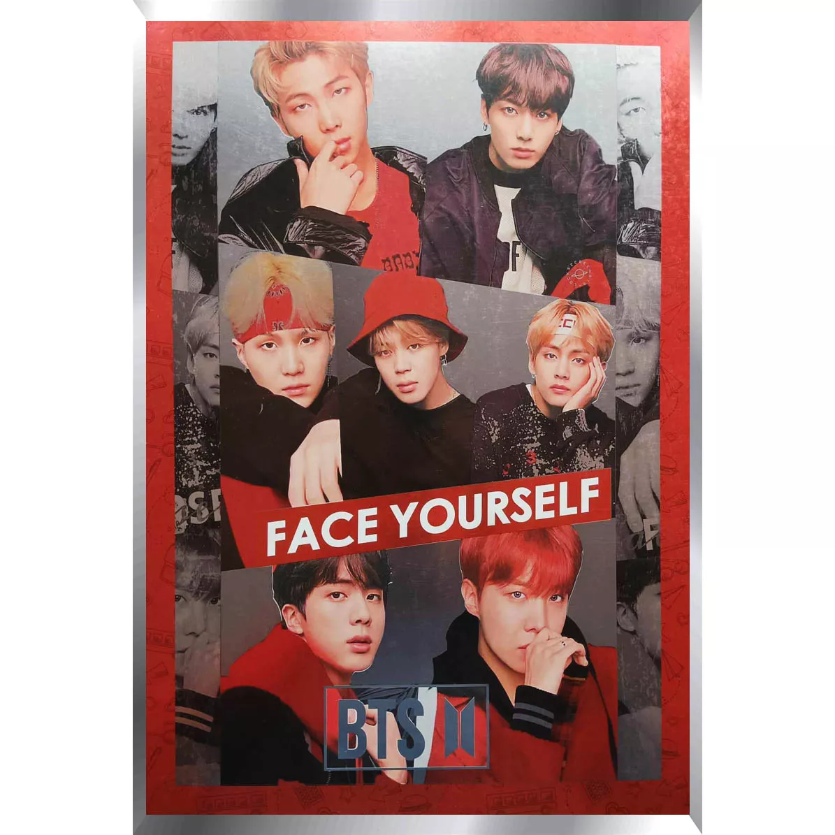 BTS Posters Metalizados 48 x 33cm