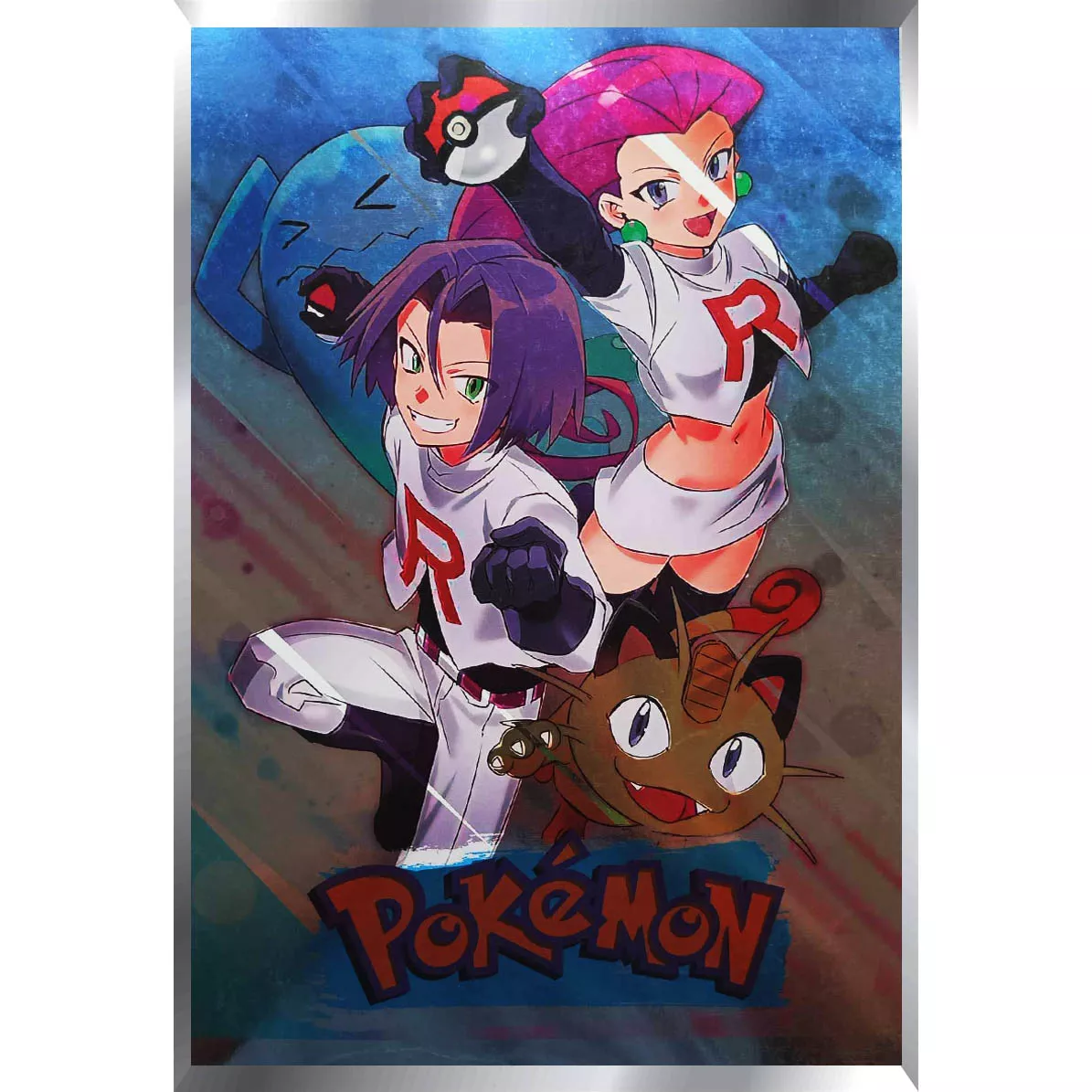 Pokémon Posters Metalizados 48 x 33cm