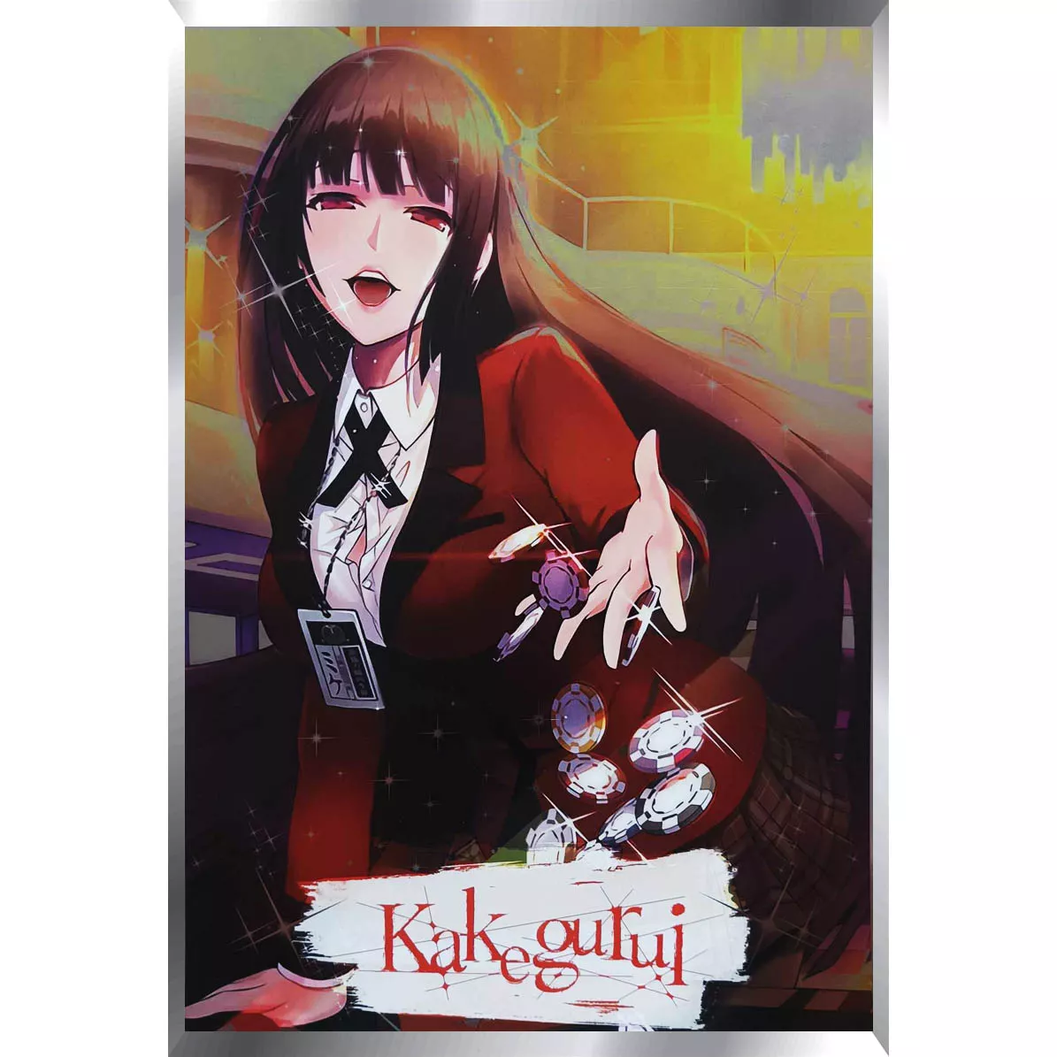 Kakegurui Posters Metalizados 48 x 33cm