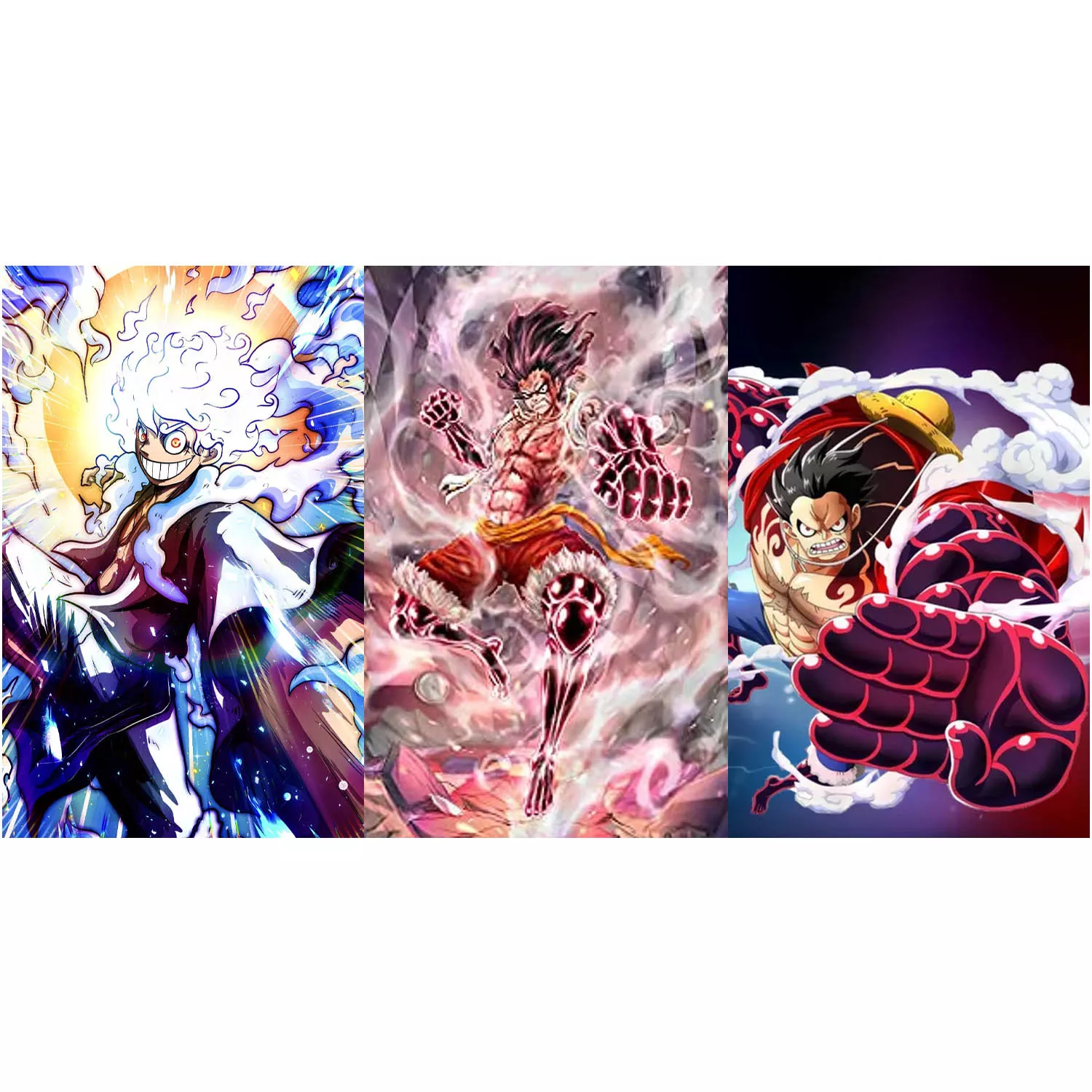 One Piece Gear 5 Poster Lenticular 3D Tamaño 29.5 x 39.5