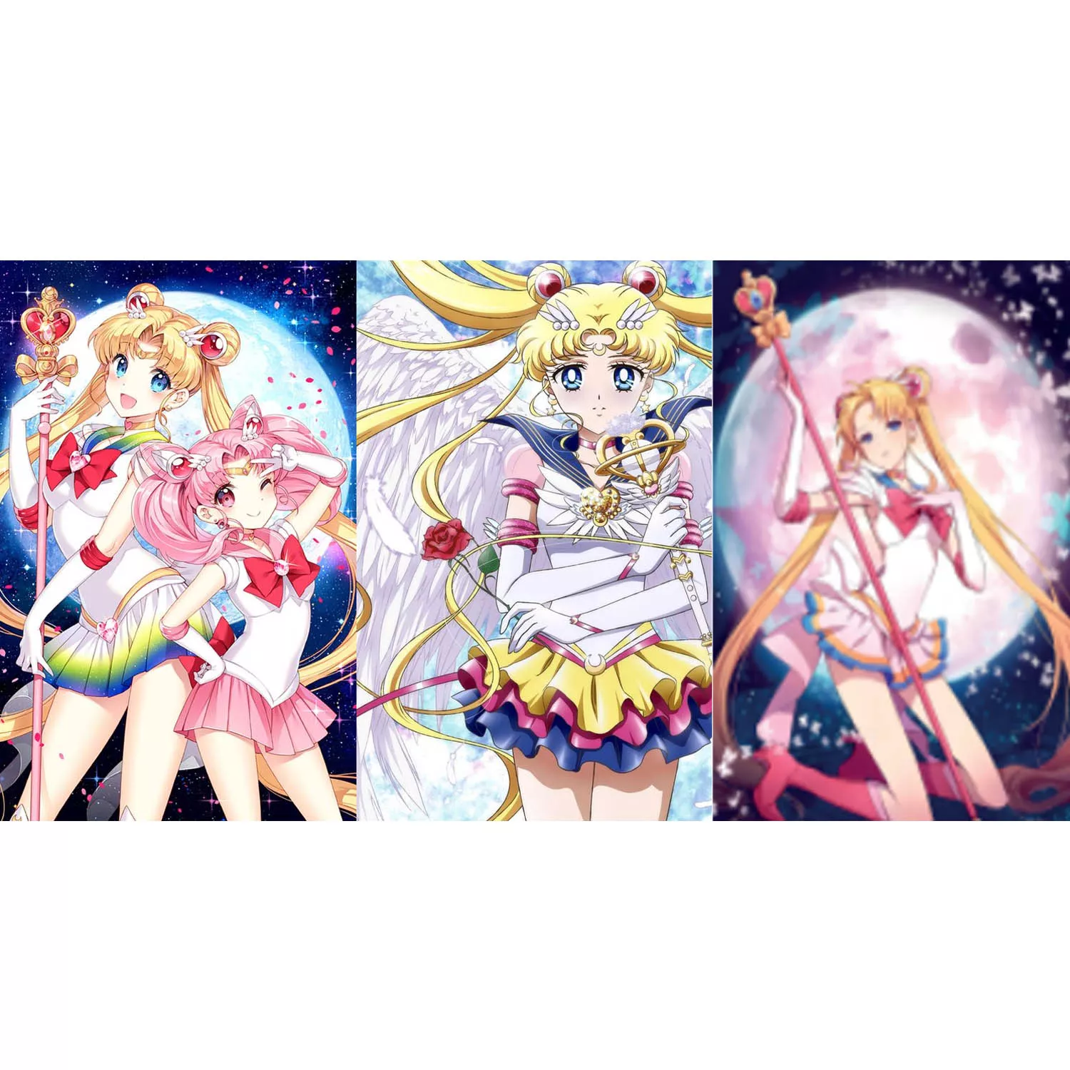 Sailor Moon Poster Lenticular 3D Tamaño 29.5 x 39.5