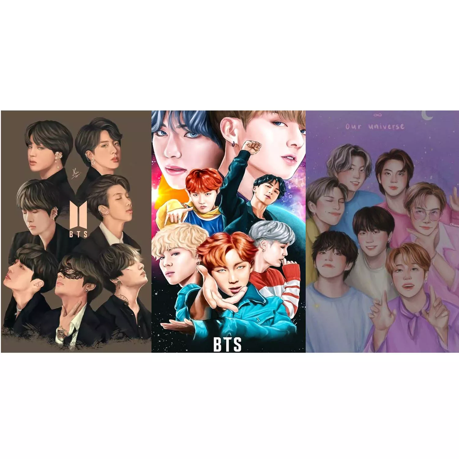 BTS Poster Lenticular 3D Tamaño 29.5 x 39.5