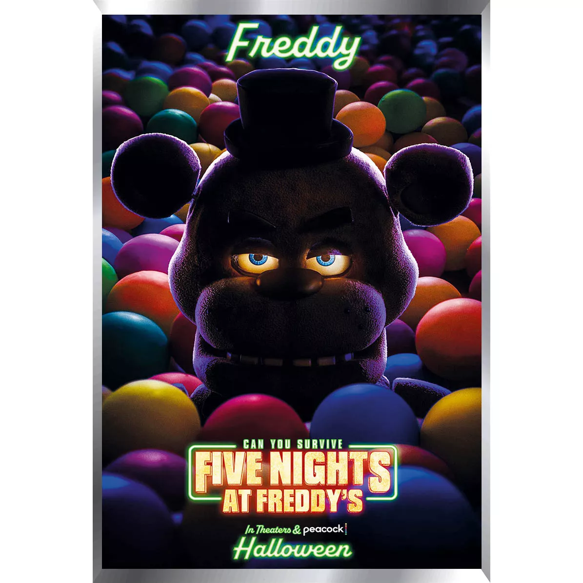 Five Nights at Freddy's Posters Metalizados 48 x 33cm M1