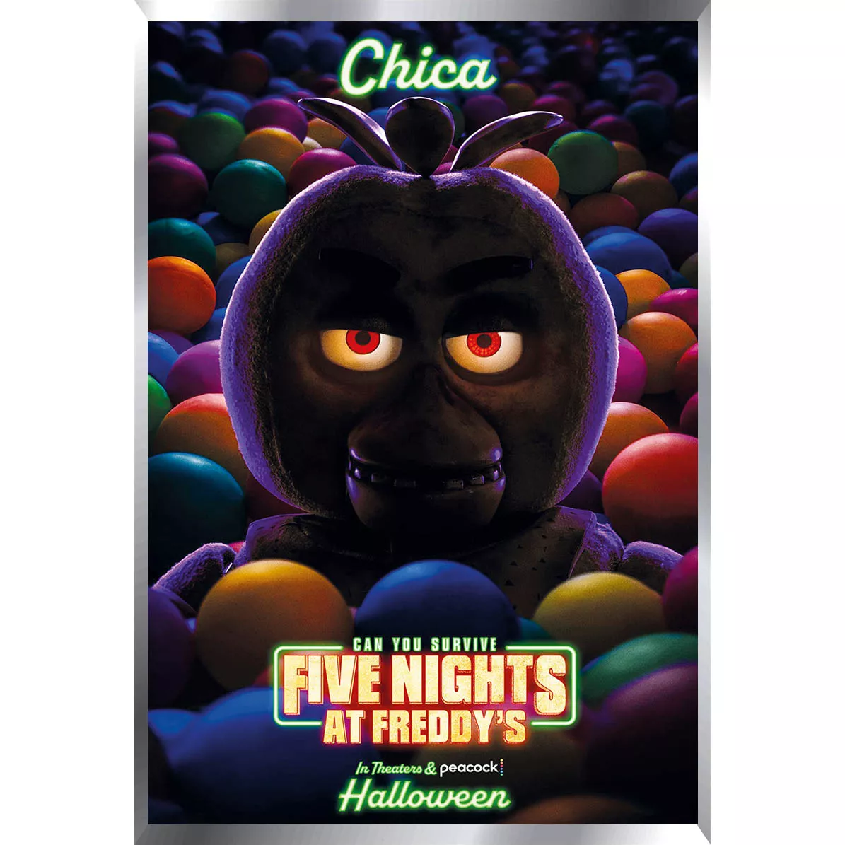 Five Nights at Freddy's Posters Metalizados 48 x 33cm M1