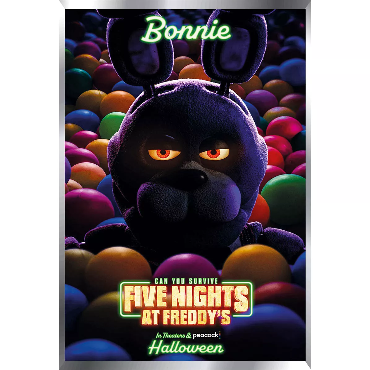 Five Nights at Freddy's Posters Metalizados 48 x 33cm M1