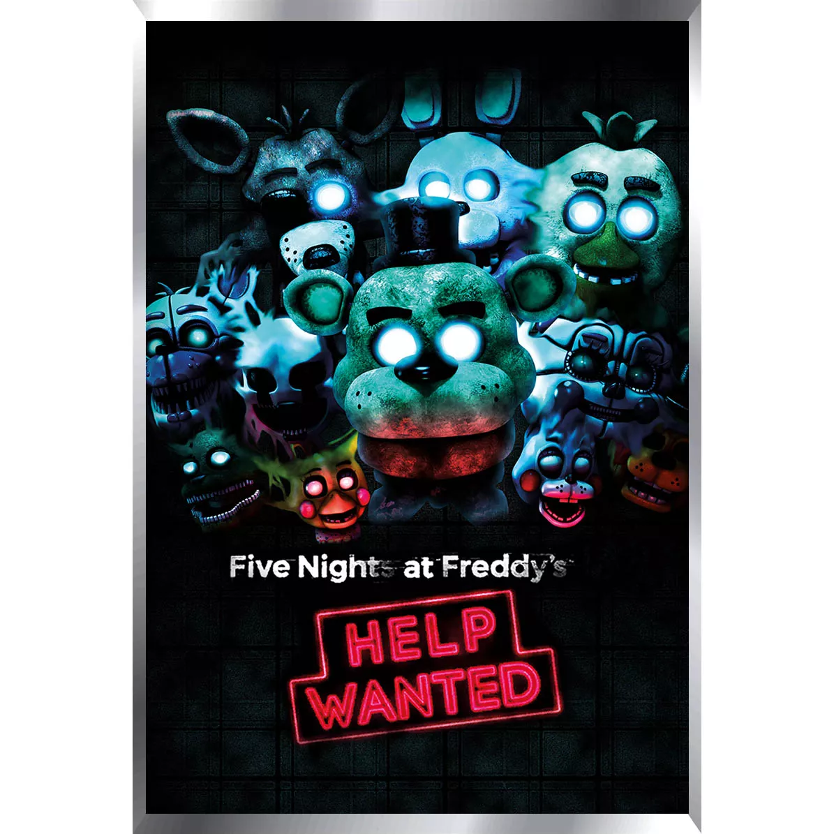 Five Nights at Freddy's Posters Metalizados 48 x 33cm M2