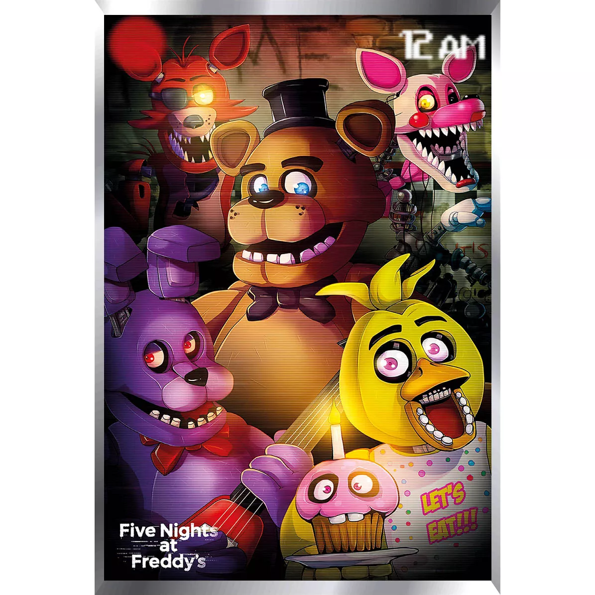 Five Nights at Freddy's Posters Metalizados 48 x 33cm M2