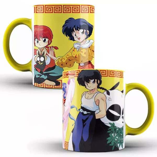 Ranma 1/2 P-chan Rojo Jarro Cerámica