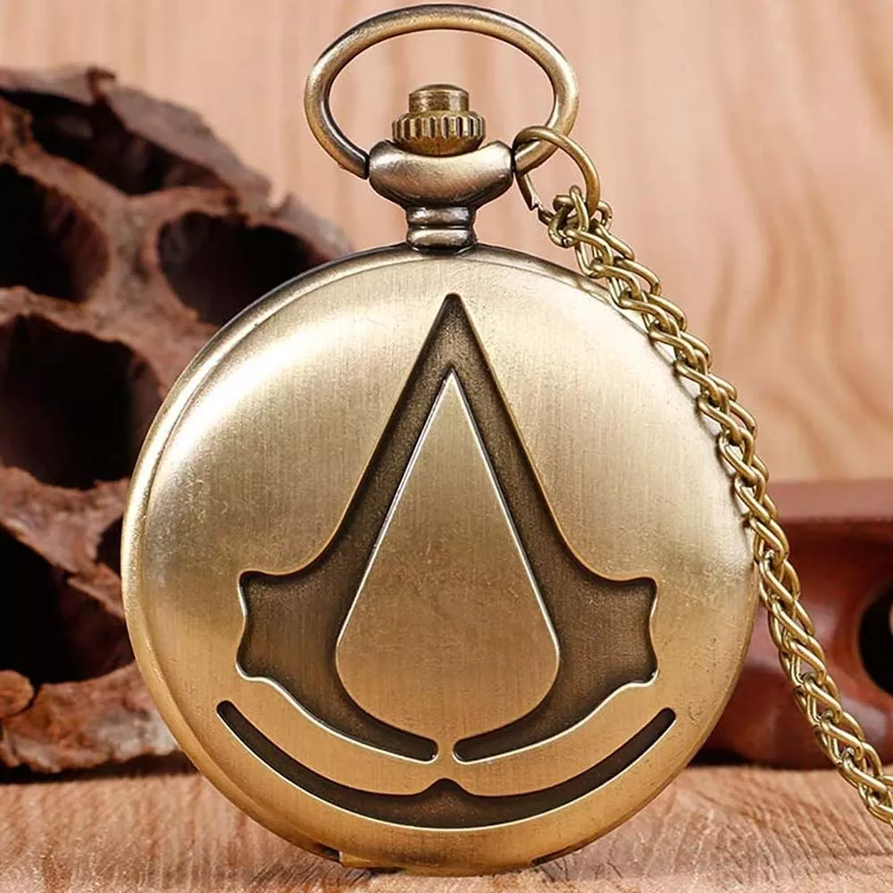 Assasssin´s Creed Reloj de Bolsillo Vintage Collar