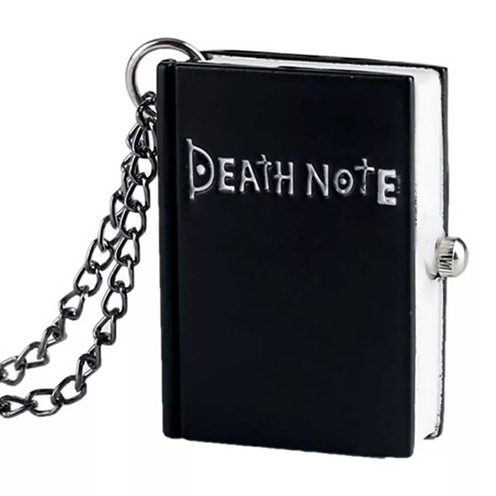 Death Note Libro Reloj de Bolsillo Vintage Collar