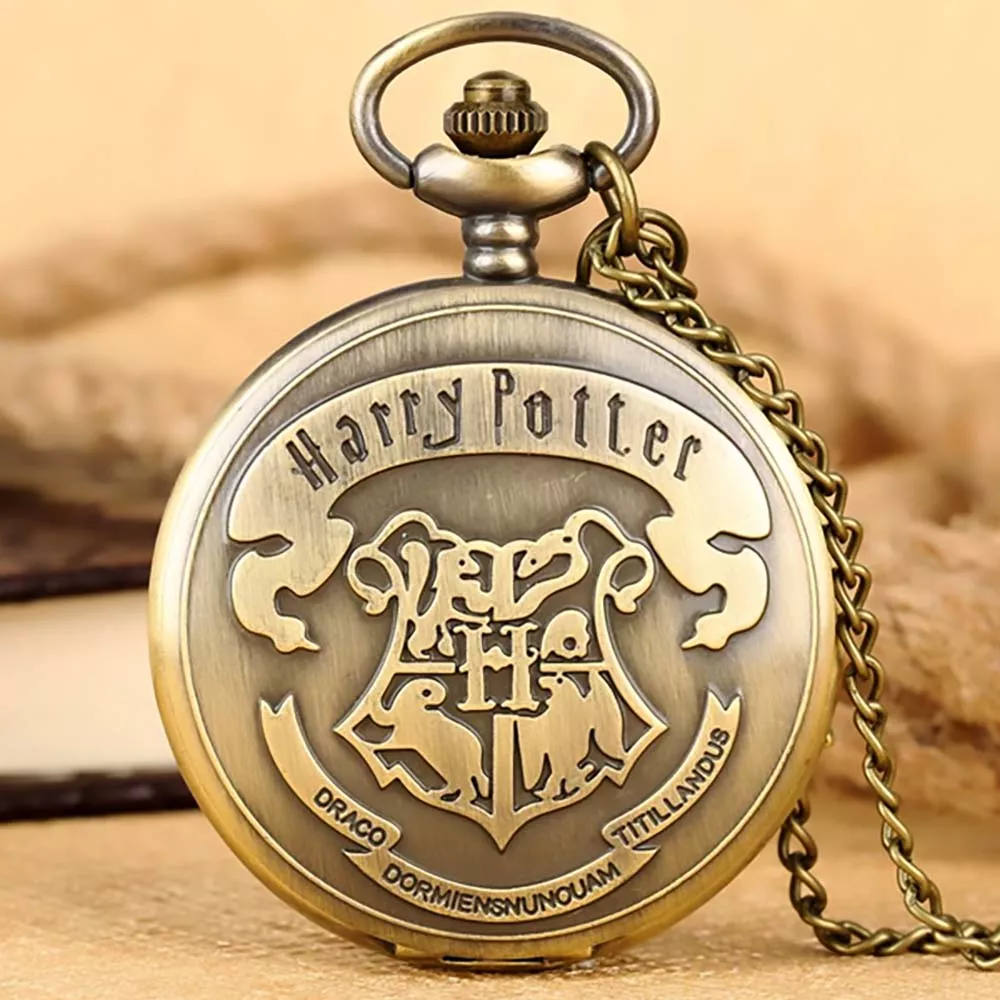 Harry Potter Hogwarts M1 Reloj de Bolsillo Vintage Collar