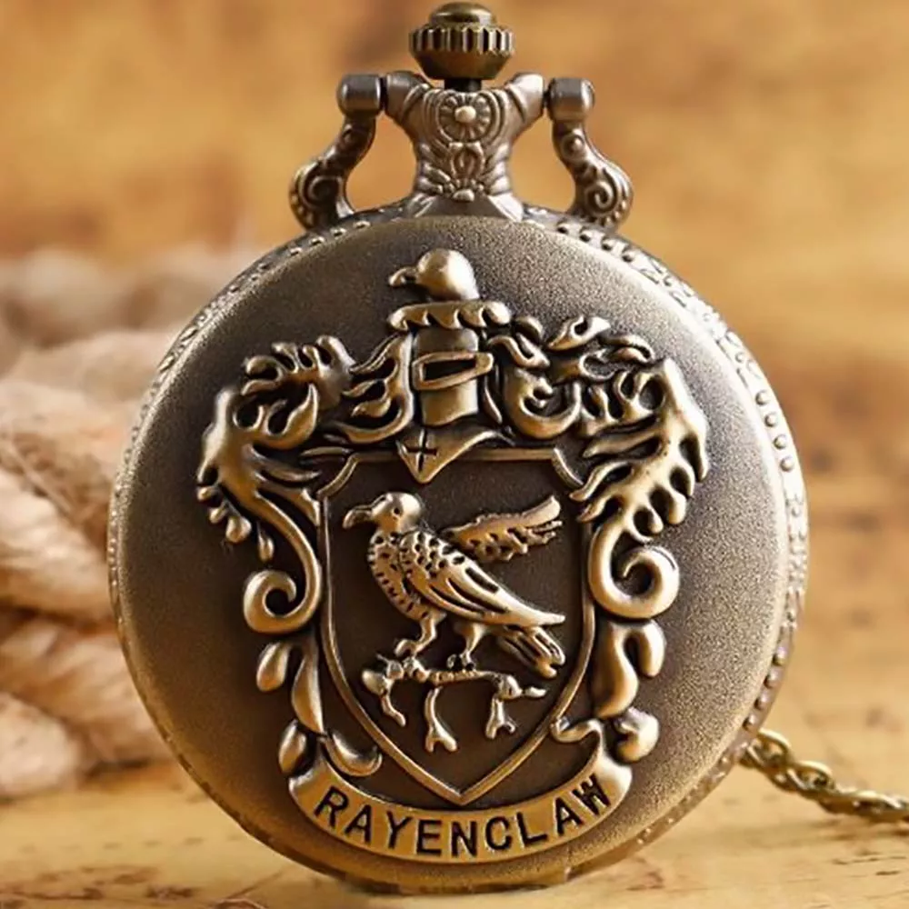 Harry Potter Ravenclaw Reloj de Bolsillo Vintage Collar