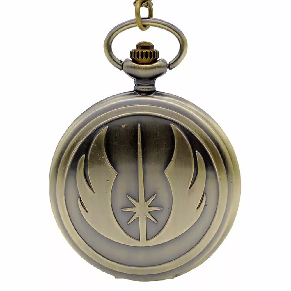 Star Wars Jedi Reloj de Bolsillo Vintage Collar