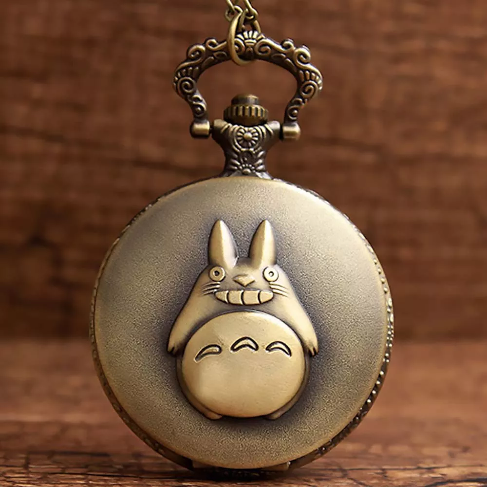 Mi Vecino Totoro Reloj de Bolsillo Vintage Collar