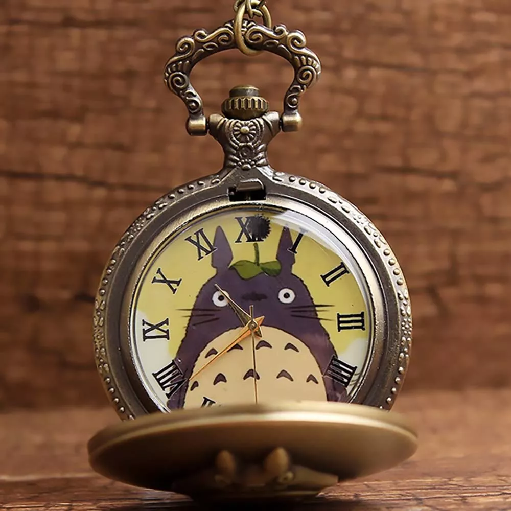 Mi Vecino Totoro Reloj de Bolsillo Vintage Collar