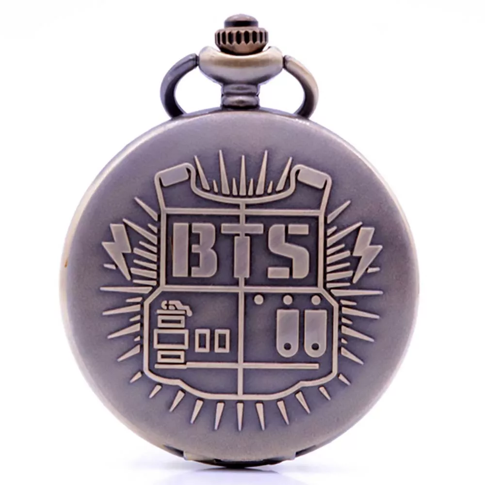 BTS Chaleco Bronce Reloj de Bolsillo Vintage Collar