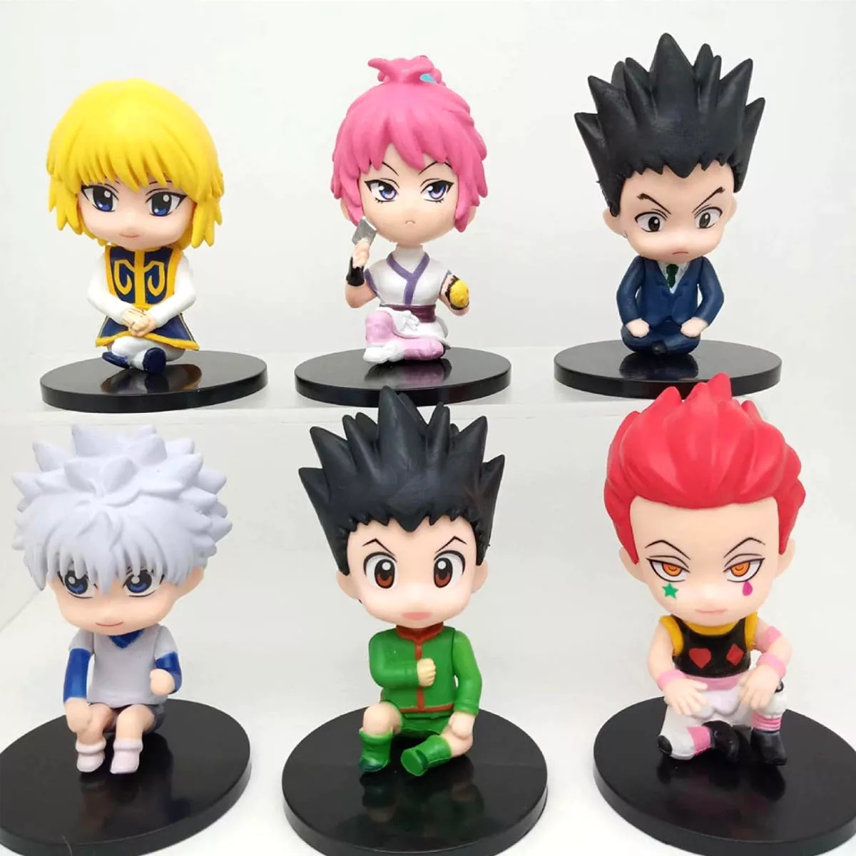 Hunter X Hunter Figuras Set 6 Pz Precio x Unidad 10cm PVC