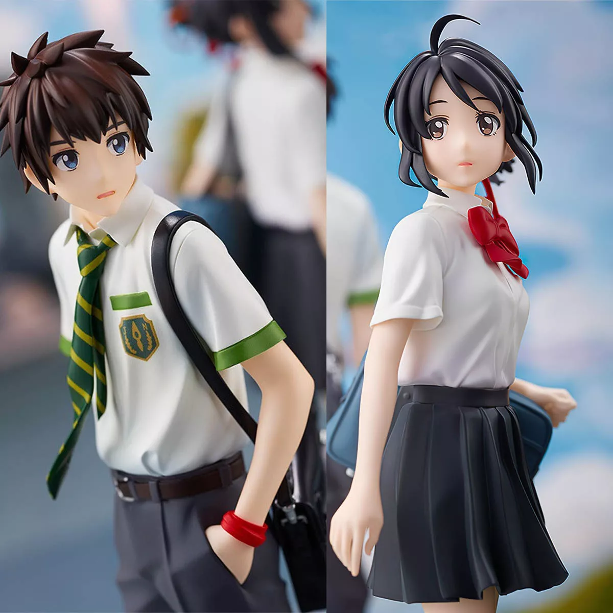 Your Name Figura Mitsuha Miyamizu y Taki Tachibana 20cm