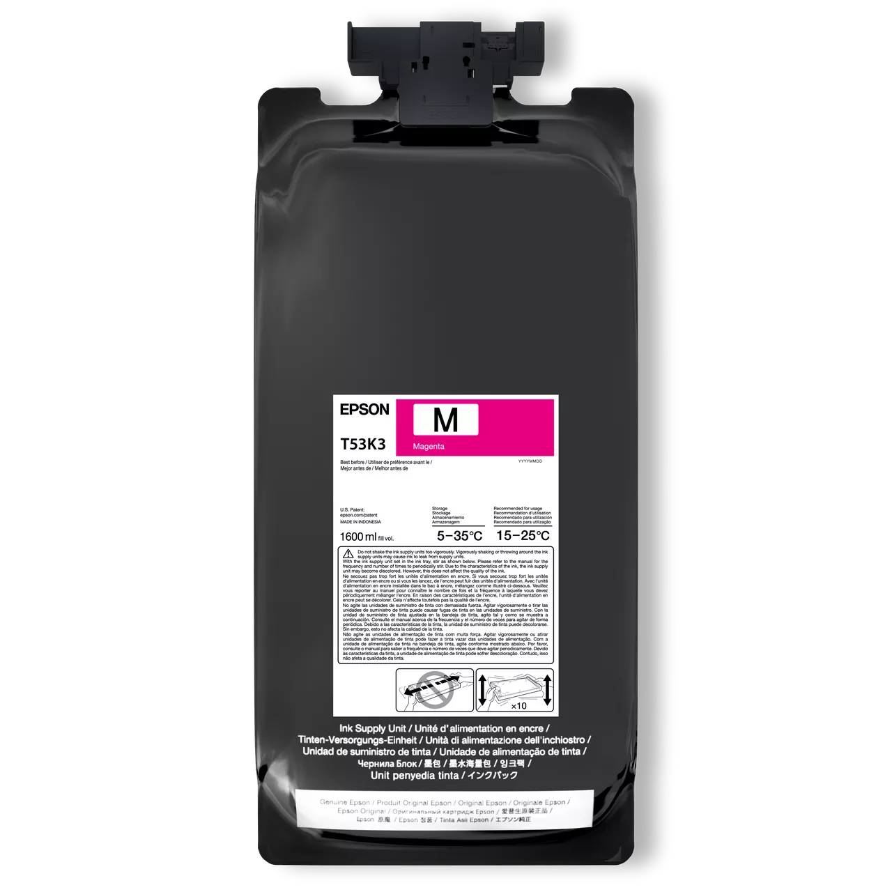 TINTA EPSON T53K MAGENTA ULTRACHROME SC6470 SC6470H 1600ML X2 T53K320