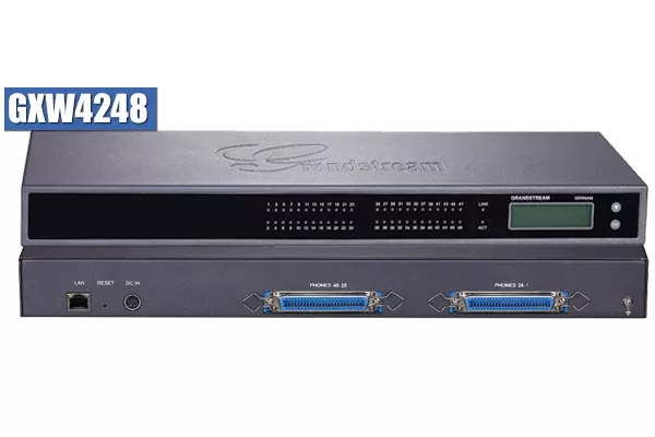 GATEWAY GXW4248 GRANDSTREAM GATEWAY VOIP ANALÓGICO FXS DE ALTA DENSIDAD GXW4248