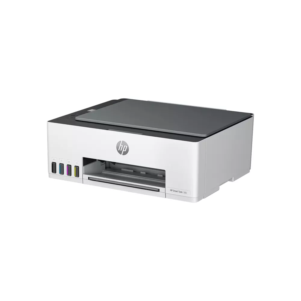 IMPRESORA HP 580 SMART TANK MFP WIFI 12PPM 5PPMC PANT 1 2 PUL BLANCA GT53 52