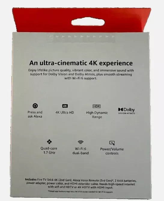 All-new 2023 Amazon Fire TV Stick 4K + Wi Fi 6  - 4k UHD - 2da Gen